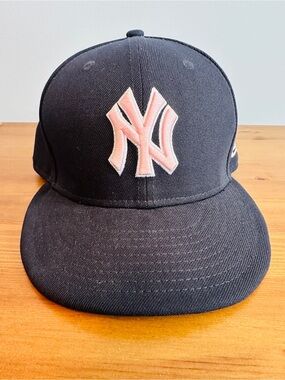 New York Navy & Pink Baseball Cap - Size 7 1/2